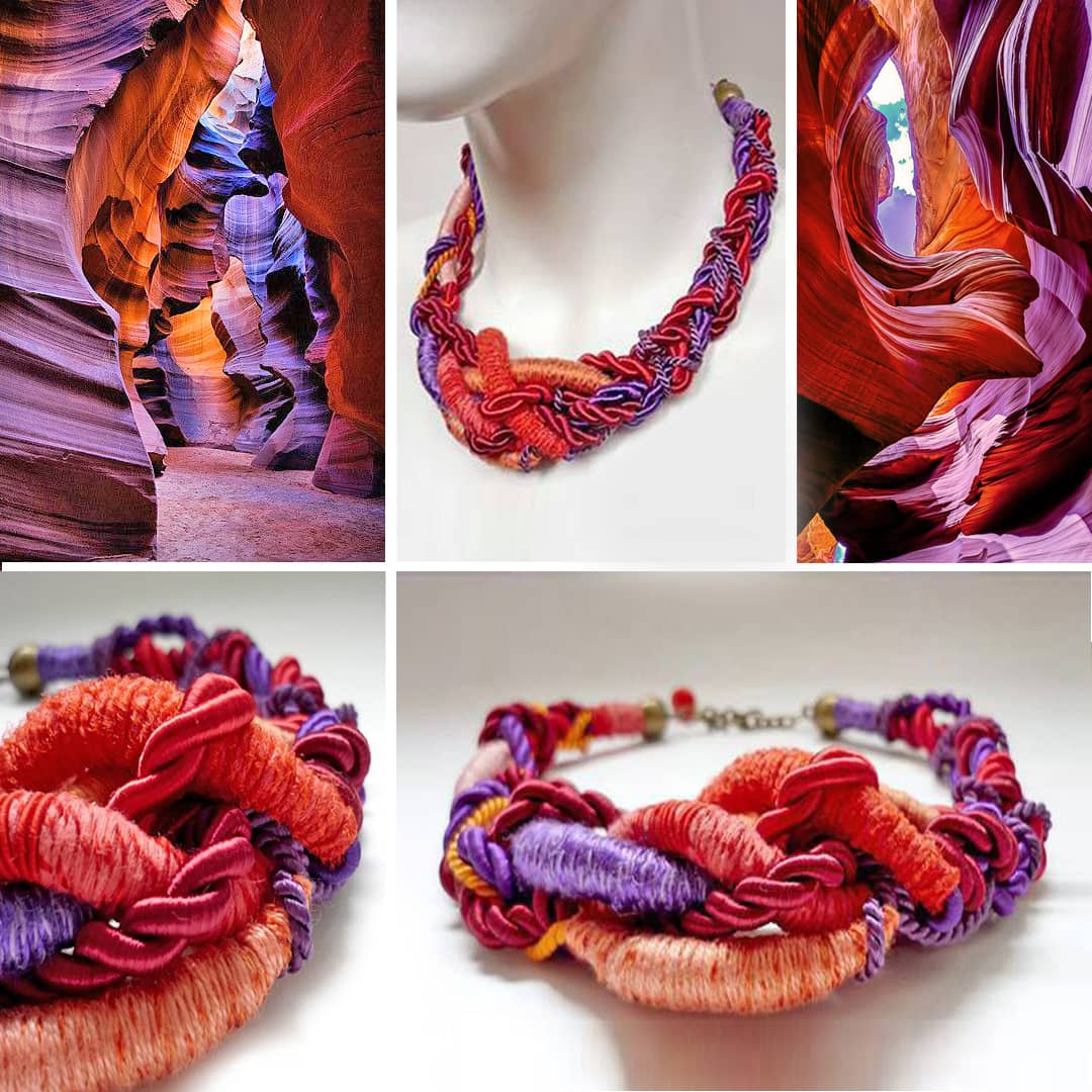 czok-ildi-ekszer-twisted-pink-narancs-lila